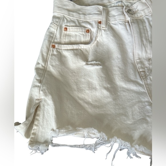 Only Women Distressed Jeans Shorts - Picture 4 of 16